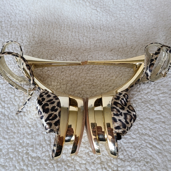 Bolaro by Summer Rio leopard print stilettos size 6 1/2 - Picture 8 of 13